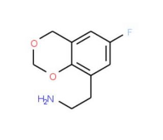 2-(6-fluoro-4H-1,3-benzodioxin-8-yl)ethanamine - chemical structure image