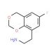 2-(6-fluoro-4H-1,3-benzodioxin-8-yl)ethanamine - chemical structure image