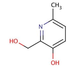 2,6-Lutidine-&alpha;2,3-diol (CAS 42097-42-7) - chemical structure image