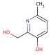 2,6-Lutidine-α2,3-diol (CAS 42097-42-7) - chemical structure image