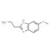2-(6-Methoxy-1H-benzimidazol-2-yl)ethanamine (CAS 4078-55-1) - chemical structure image