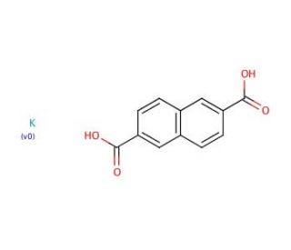 2,6-Naphthalenedicarboxylic acid dipotassium salt (CAS 2666-06-0) - chemical structure image