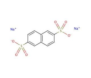 2,6-Naphthalenedisulfonic acid disodium salt (CAS 1655-45-4) - chemical structure image