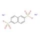2,6-Naphthalenedisulfonic acid disodium salt (CAS 1655-45-4) - chemical structure image