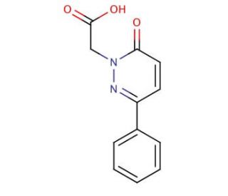 2-(6-oxo-3-phenyl-1,6-dihydropyridazin-1-yl)acetic acid - chemical structure image
