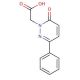 2-(6-oxo-3-phenyl-1,6-dihydropyridazin-1-yl)acetic acid - chemical structure image