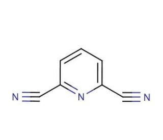 2,6-Pyridinedicarbonitrile (CAS 2893-33-6) - chemical structure image