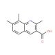 2,7,8-Trimethylquinoline-3-carboxylic acid (CAS 92513-34-3) - chemical structure image