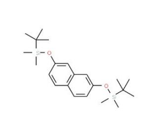 2,7-Bis(tert-butyldimethylsilanyloxy)naphthalene (CAS 178161-06-3) - chemical structure image