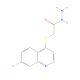 2-[(7-Chloroquinolin-4-yl)thio]acetohydrazide (CAS 306935-50-2) - chemical structure image