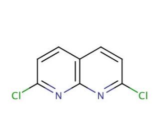 2,7-Dichloro-1,8-naphthridine (CAS 55243-02-2) - chemical structure image