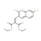 2,7-Dichloro-3-(2,2-diethoxycarbonyl)vinylquinoline (CAS 1031928-79-6) - chemical structure image