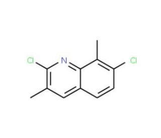 2,7-Dichloro-3,8-dimethylquinoline (CAS 108097-00-3) - chemical structure image
