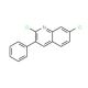 2,7-Dichloro-3-phenylquinoline (CAS 59412-14-5) - chemical structure image