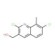 2,7-Dichloro-8-methylquinoline-3-methanol (CAS 1017403-83-6) - chemical structure image