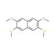 2,7-Dimethoxy-3,6-bis(methylseleno)-naphthalene (CAS 105405-00-3) - chemical structure image