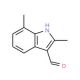 2,7-Dimethyl-1H-indole-3-carbaldehyde - chemical structure image
