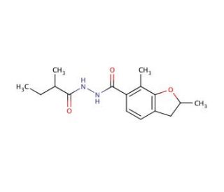 2,7-Dimethyl-2,3-dihydro-benzofuran-6-carboxylic acid N&prime;-(2-methyl-butyryl)-hydrazide - chemical structure image