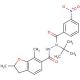 2,7-Dimethyl-2,3-dihydro-benzofuran-6-carboxylic acid N′-tert-butyl-N′-(3-nitro-benzoyl)-hydrazide - chemical structure image