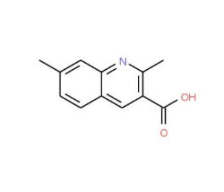 2,7-Dimethylquinoline-3-carboxylic acid (CAS 470702-35-3) - chemical structure image