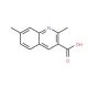 2,7-Dimethylquinoline-3-carboxylic acid (CAS 470702-35-3) - chemical structure image