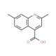 2,7-Dimethylquinoline-4-carboxylic acid (CAS 892674-22-5) - chemical structure image