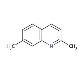 2,7-Dimethylquinoline (CAS 93-37-8) - chemical structure image
