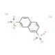 2,7-Naphthalene disulfonic acid disodium salt (CAS 1655-35-2) - chemical structure image