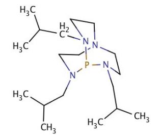 2,8,9-Triisobutyl-2,5,8,9-tetraaza-1-phosphabicyclo[3.3.3]undecane (CAS 331465-71-5) - chemical structure image