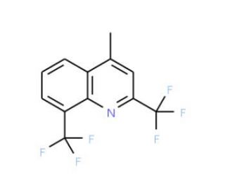2,8-Bis(trifluoromethyl)-4-methylquinoline (CAS 57124-23-9) - chemical structure image