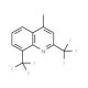2,8-Bis(trifluoromethyl)-4-methylquinoline (CAS 57124-23-9) - chemical structure image