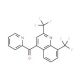 (2,8-Bis-trifluoromethyl-quinolin-4-yl)-pyridin-2-yl-methanone (CAS 35853-55-5) - chemical structure image