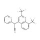 2,8-Bis(trifluoromethyl)-2′-(2-pyridyl)-4-quinolineacetonitrile (CAS 83012-12-8) - chemical structure image