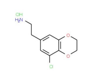 2-(8-Chloro-2,3-dihydro-benzo[1,4]dioxin-6-yl)-ethylamine hydrochloride - chemical structure image