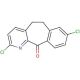 2,8-Dichloro-5,6-dihydro-11H-benzo[5,6]cyclohepta[1,2-b]pyridin-11-one (CAS 133330-61-7) - chemical structure image