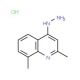 2,8-Dimethyl-4-hydrazinoquinoline hydrochloride (CAS 1172993-37-1) - chemical structure image