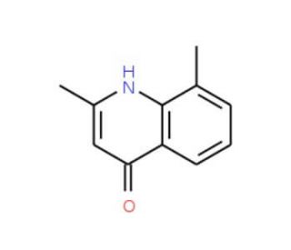 2,8-Dimethyl-4-quinolinol (CAS 15644-80-1) - chemical structure image