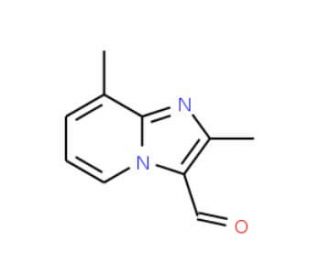 2,8-Dimethyl-imidazo[1,2-a]pyridine-3-carbaldehyde (CAS 820245-85-0) - chemical structure image