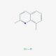 2,8-Dimethylquinoline Hydrochloride (CAS 53826-01-0) - chemical structure image