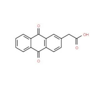 2-(9,10-Dioxo-9,10-dihydro-2-anthracenyl)-acetic acid - chemical structure image