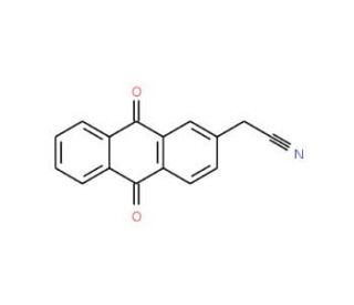 2-(9,10-Dioxo-9,10-dihydro-2-anthracenyl)-acetonitrile - chemical structure image