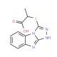 2-(9H-Benzo[4,5]imidazo[2,1-c][1,2,4]triazol-3-ylsulfanyl)-propionic acid - chemical structure image