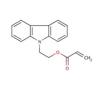 2-(9H-Carbazol-9-yl)ethyl acrylate (CAS 6915-68-0) - chemical structure image