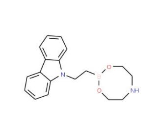 2-(9H-Carbazolyl)ethylboronic acid diethanolamine ester (CAS 501014-45-5) - chemical structure image