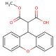 2-(9H-Xanthen-9-yl)-malonic acid monomethyl ester - chemical structure image