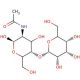 2-Acetamido-2-deoxy-4-O-(β-D-galactofuranosyl)-α,β-D-glucopyranose - chemical structure image