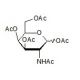 2-Acetamido-2-deoxy-D-galactopyranose-1,3,4,6-tetra-O-acetate (CAS 76375-60-5) - chemical structure image