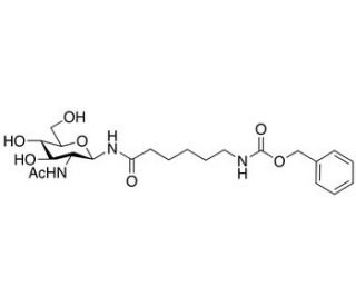 2-Acetamido-2-deoxy-N-[N-(benzyloxycarbonyl)-&epsilon;-aminocaproyl]-&beta;-D-glucopyranosylamine (CAS 56146-89-5) - chemical structure im