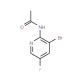 2-Acetamido-3-bromo-5-fluoropyridine (CAS 1065074-95-4) - chemical structure image