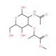 2-Acetamido-3-O-(D-1-carboxyethyl)-2-deoxy-2-D-glucose Methyl Ester (CAS 99689-20-0) - chemical structure image